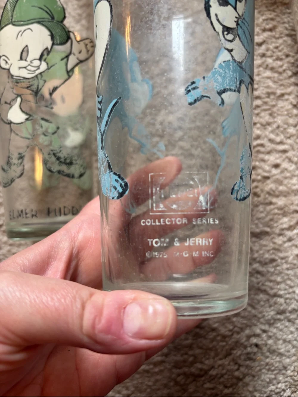 Vintage Pepsi cola Glass Tumblers set 4